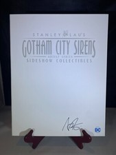 SIDESHOW 2017 ComicCon Exclusive Gotham City Sirens 22/25 RARE LAU AUTOGRAPHED picture