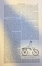 1881 Early Bicycle Baron Von Drais Celefire Lallement's Velocipede American Star picture