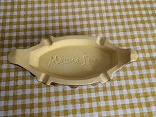 Rare 1967 Mauna Loa Tiki Bar Boat Ashtray Detroit Restaurant Pottery Vintage   picture