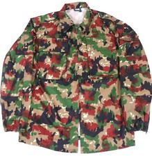 XLarge Swiss Army M83 Alpenflage Field Jacket Military Camouflage Uniform M70 picture