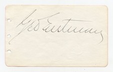 Kodak Founder George Eastman Autograph | JSA Authentic LOA | Un Cut Signature  picture
