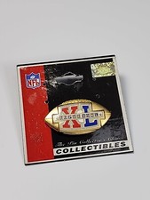 Super Bowl XL Souvenir Pin 2006 NFL Steelers 24 vs Seahawks by Peter David picture