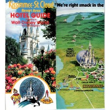 1980s Kissimmee-St. Cloud Resort Area Hotel Guide Gateway To Disney World L2-5 picture