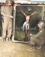 WW2 8x10 Photo German Stolen art by recaptured in Austria by 44th Infantry O4322 picture