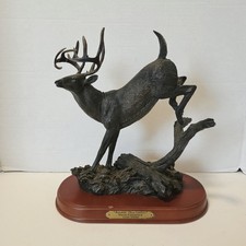 Ducks Unlimited Breakin Thru Timber Buck Deer Figurine Limited Edition picture