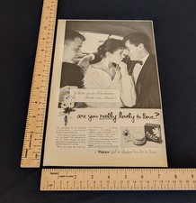 Vintage 1955 Fresh Fresh Cream Deodorant B&W Print Ad Full Page Perfume picture