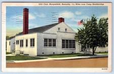1943 USO CLUB CAMP BRECKINRIDGE MORGANFIELD KY SOLDIER MAIL POSTCARD picture