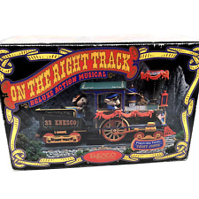 1991 Enesco ON THE RIGHT TRACK  Deluxe Action Musical Train New In Box picture