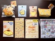 Welcome 2027 Pom_pom_purin 8-Piece Cawaii Set - Sanrio/Daiso/Seria From Japan picture