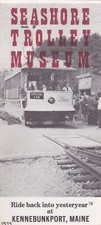 1970's Seashore Trolley Museum Kennebunkport Maine Brochure picture
