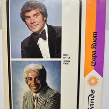 1975 Rich Little Jerry Vale Copa Room Restaurant Menu Sands Hotel Las Vegas NV picture