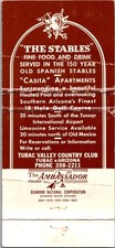 Tubac Valley Country Club Golfing Resort AZ Vintage Matchbook Cover 4MM27-7 picture