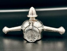 1920's Kingsley Miller Monogram Locking Radiator Cap Goddess Shield Vintage Orig picture