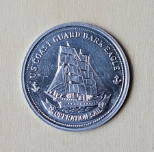 US Coast Guard Academy Bark Eagle 1876-1976 Centennial Operation Sail Medal picture