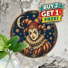 Funny Clown Humor Sign Metal Sign Vintage Novelty Wall Decor Plaque picture