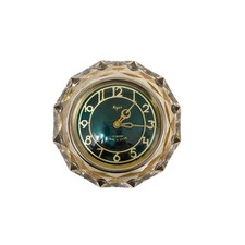 Vintage Majak Crystal Desk Clock 11 Jewels Mechanical Made in USSR picture