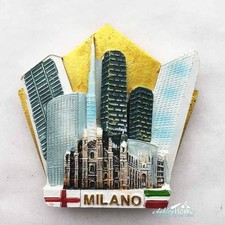 Italy Milano Milan Tourist Gift Souvenir 3D Resin Refrigerator Fridge Magnet picture