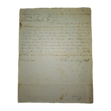 1838 NJ Justice Court Doc Hiram E. Condit Promissory Note Case Stephen O'day picture