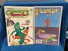 Lot Of 2 Vintage Gumby Comics - Gumby’s Summer Fun Special / Gumby 3-D picture