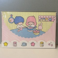 Vintage Sanrio 1976 Little Twin Stars Envelopes & Stickers Set picture