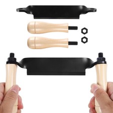 8 IN Draw Shave Knife Straight Draw Woodworking Scraper Debarking Tool Kit US picture
