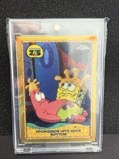Topps 2025 Chrome SpongeBob 25th Anniversary Rock Bottom #25-9 29/50 picture