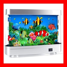 Thosolth Frutiger Aero Fish Lamp Aquarium Lamp, Marine Reef Fake Fish Tank picture