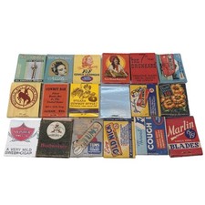 1950's Vintage Matchbooks Sun Maid Raisins Nestle Marlin Ambulance Cowboy Bars B picture