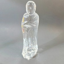 Vintage Baccarat France Crystal Joseph Nativity Figurine **READ CONDITION** picture