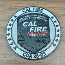 California Department of Forestry & Fire Protection Cal Fire Coa Academy Coin #2 picture