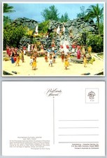 Polynesian Cultural Center Laie Oahu Hawaii Dancers Vintage Postcard picture