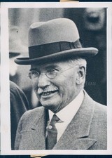 1939 Press JB Hertzog Premier Self Governing British Dominion Union Photo picture