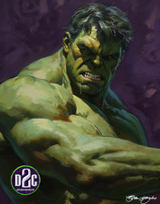 Comic Art One of a Kind Painting / The Hulk picture