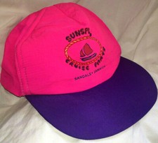 Vtg SANDALS JAMAICA SUNSPLASH HAT Baseball Cap RARE Resort NEON Beach ISLAND picture