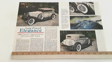 1932 CHRYSLER SERIES CR IMPERIAL - ORIGINAL 1992 ARTICLE picture