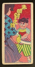 Vintage Japanese Menko Card 1950s Showa Era Akado Suzunosuke Samurai Manga picture