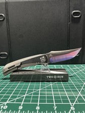 TWOSUN TS191 Folding Knife M390 Titanium, Carbon Fiber Handle NIB picture