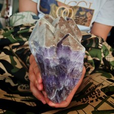 4.14LB Natural Crystal  Dreamy purple crystal raw stone specimen Healing Reiki picture