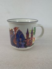 Owlcrate Exclusive Harry Potter Hogwarts Cara Kozik Ceramic Mug Cup Unused picture