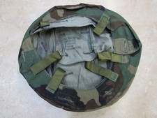 US PASGT Helmet Cover M81 Woodland Camo Medium Large 1983 Unissued New Old Stock picture