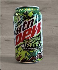 Mtn Dew Thrashed Apple 12oz Can - Full/Unopened Collectible - Discont. 1 can picture