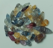 Natural Sapphire 110ct-45pcs ( wholesale price ) Crystal Lot - Sri-Lanka. picture