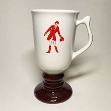 Vintage Loew's Hotels Hall Footed Mug with Red Squire Logo #1273, USA picture