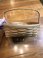 Longaberger 09 Fancy Round Pie Basket SIGNED BY 4 - JERRY MARY LARRY TAMI LONG. picture