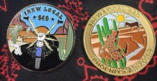 SET IBEW Local 640 Challenge Coins Phoenix Arizona Lot of 2 picture