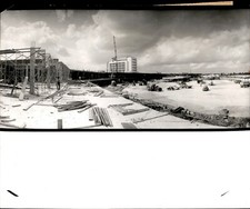LG973 1958 Original Photo MIAMI INTERNATIONAL AIRPORT HUGE NEW TERMINAL SITE picture