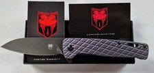 Cobratec Knives Gator Grey Linerlock Clip Point Plain Lifetime Warranty NIB picture