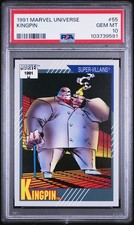 1991 Impel Marvel Universe #55 Kingpin GEM MT 10 POP 24 picture