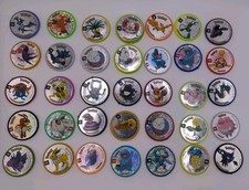 Nintendo Pokemon TAPS Crealaser Slammers Lot Of 35 Holographic - 2001 picture