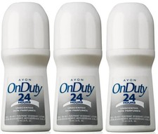Avon 24Hour Unscented Antiperspirant Roll-on Deodorant 2.6oz (PACK OF 3) picture